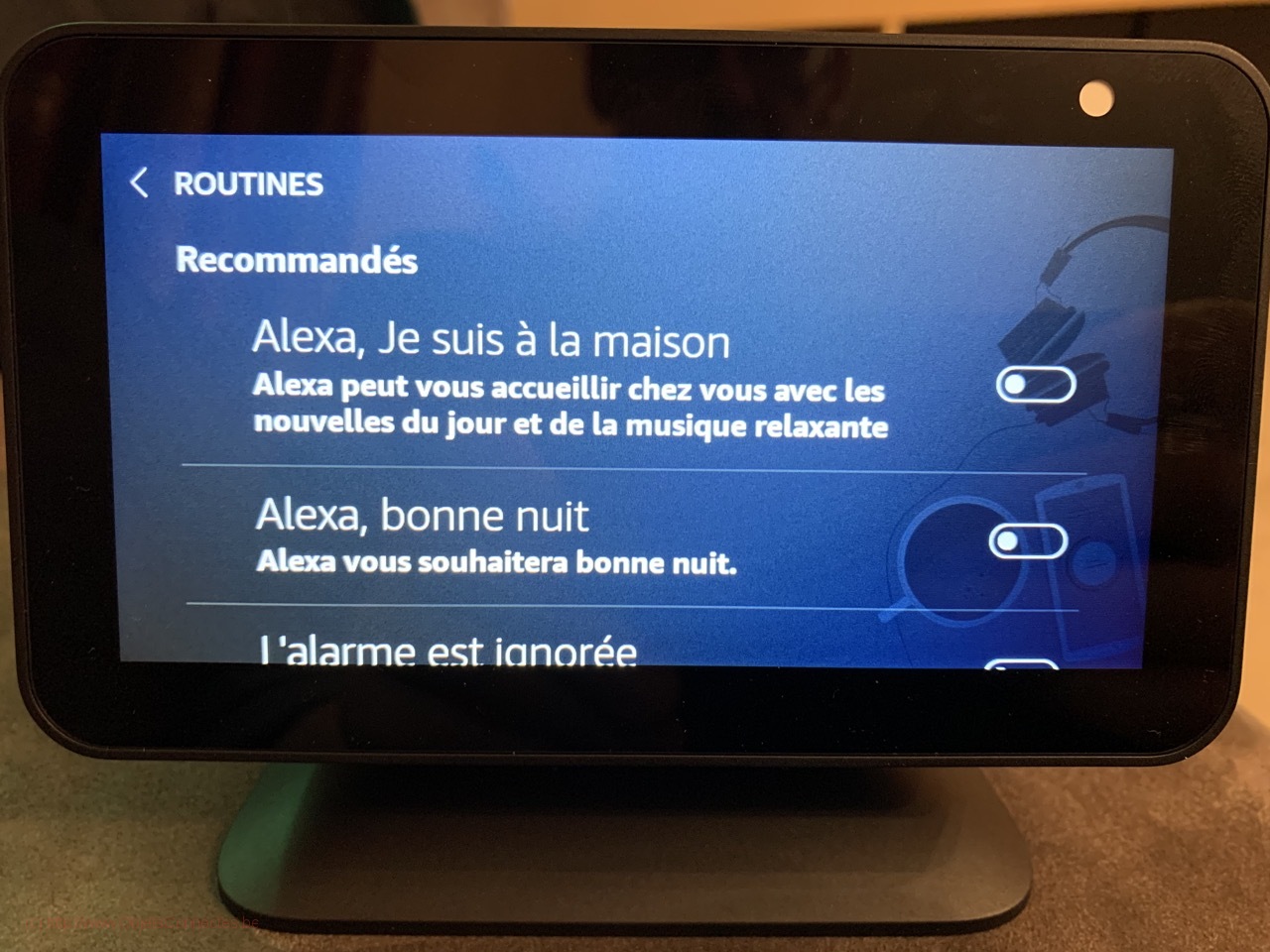 Amazon Alexa Echo Show - Routines