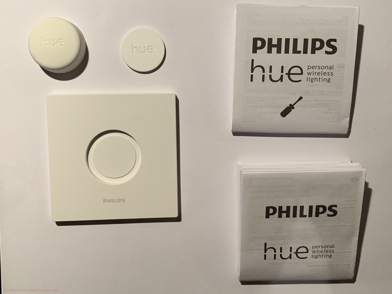 Bouton intelligent Philips Hue - Contenu de la boîte