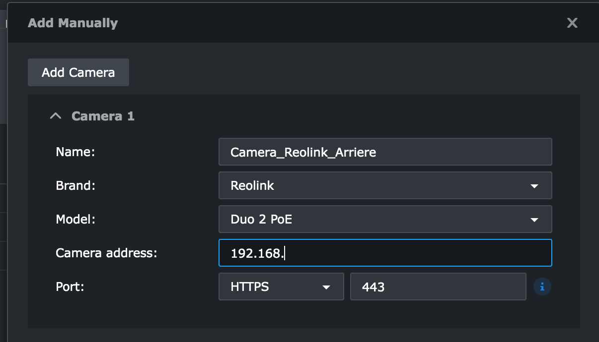 Reolink Duo3 - Synology - 1