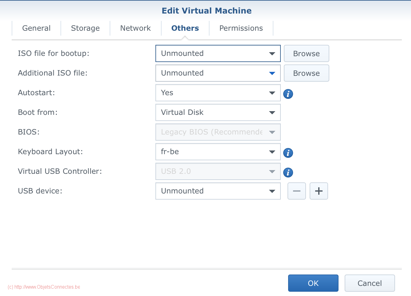 Création d'une machine virtuelle sur un NAS Synology - Objecs Connectés