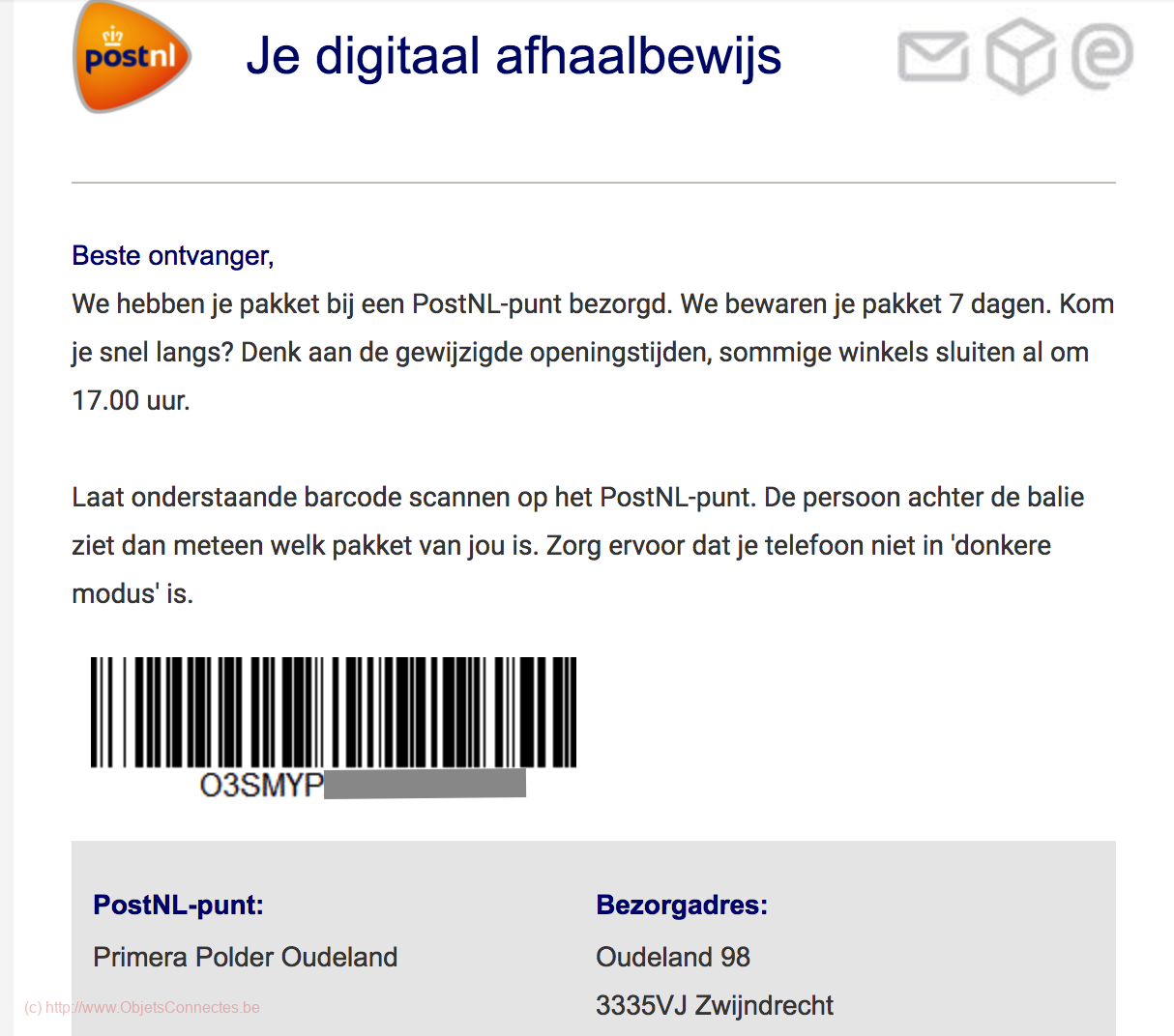 Sonoff-Postnl