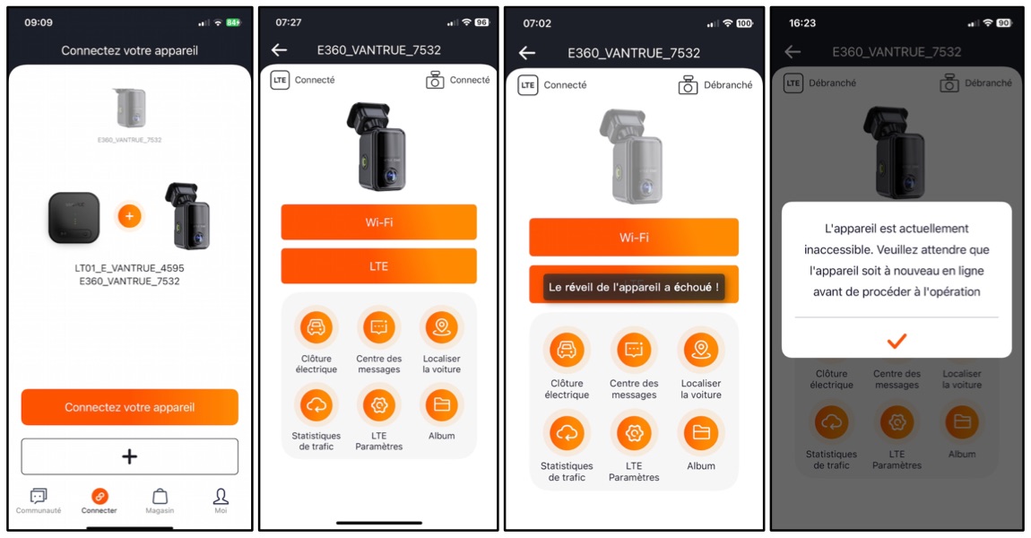 Module Vantrue LTE 4G Software 4