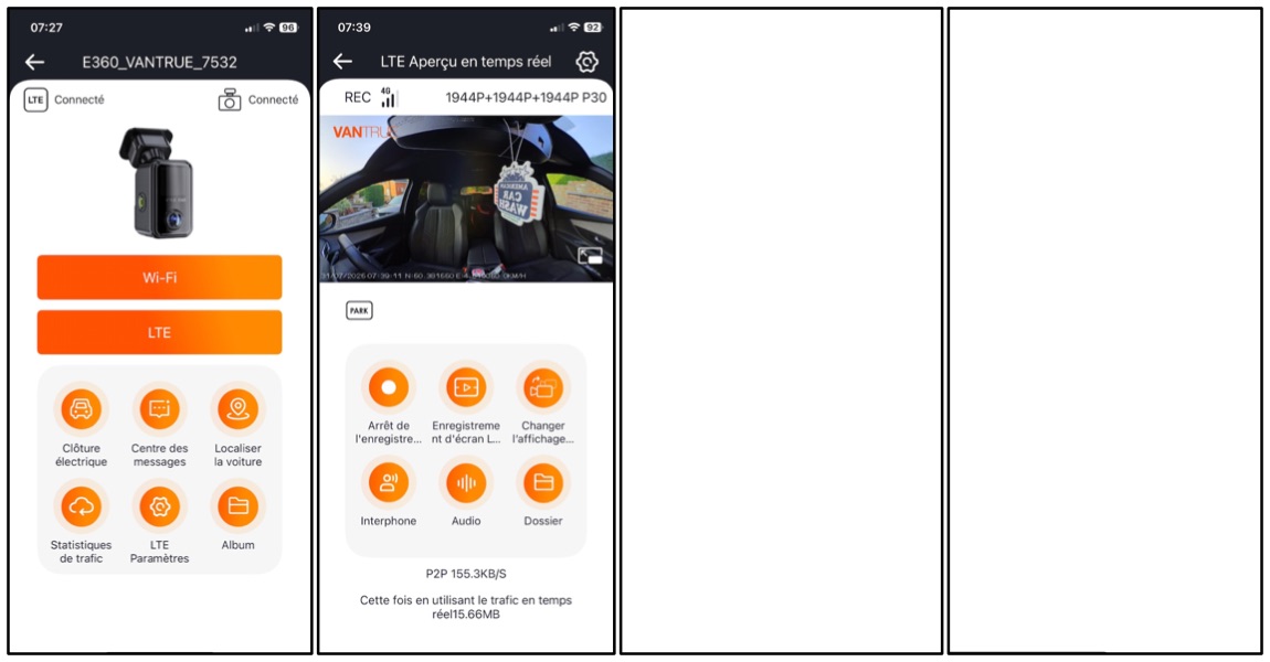 Vantrue LTE 4G - Software 12