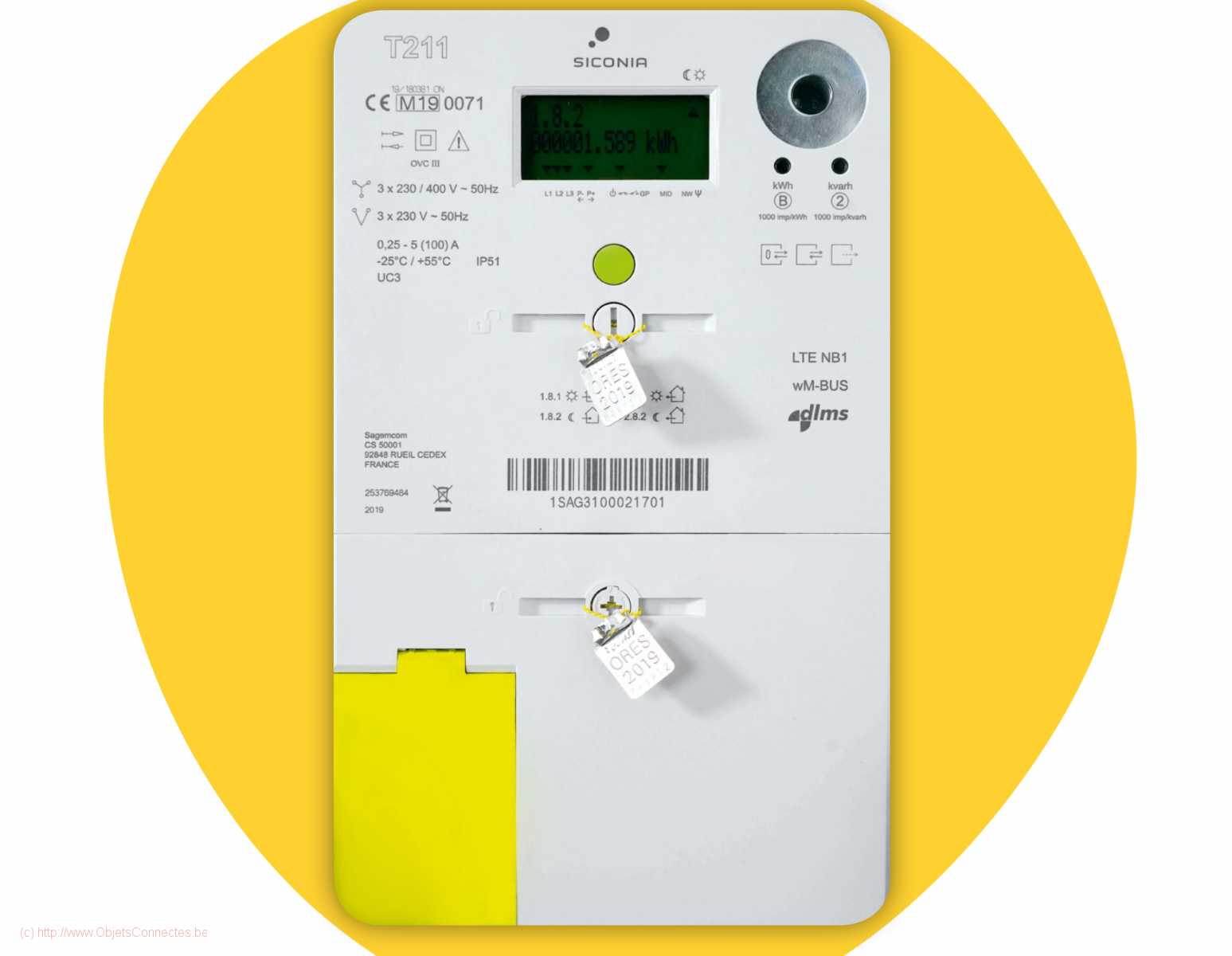 Compteur P1 - Compteur d'énergie - Compteur d'énergie avec application  SmartLife 